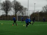 S.K.N.W.K. JO19-1 eerste training van 2023 (zaterdag 14 januari 2023) (5/108)